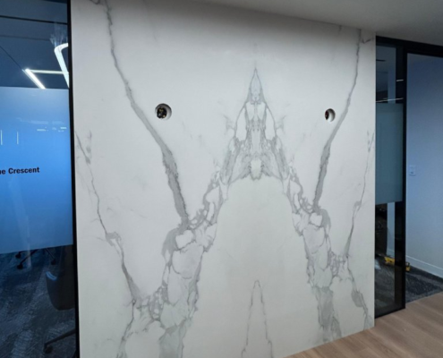 Commercial Office Porcelain Wall Decoration Butterfly Effect