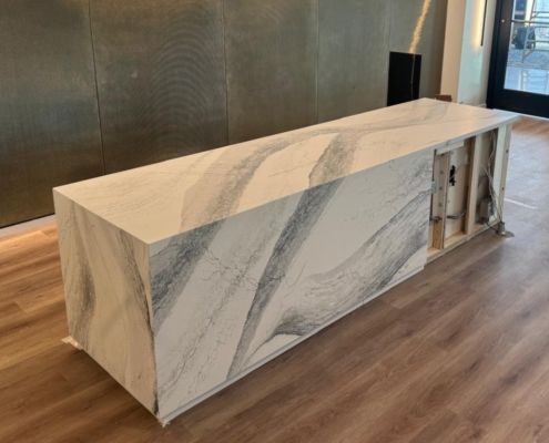 Commercial Reception Desk Washington DC Quartz Countertops