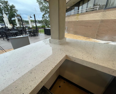 Exterior Hotel Bar Countertop Project Washington DC