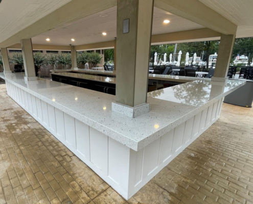 Exterior Hotel Bar Thicker Countertop Project Washington DC