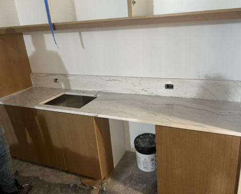 Washington DC Commercial Tenant Fit Out Countertop Installation